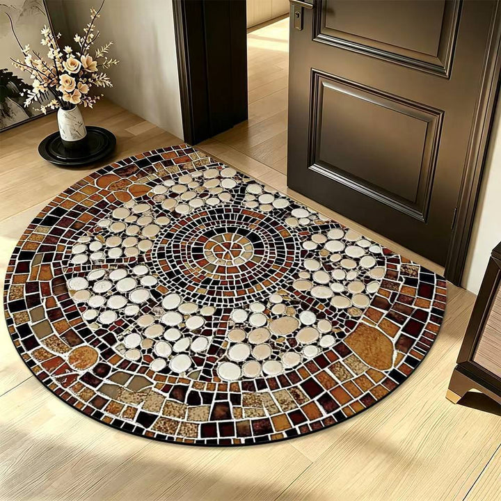 Mosaic pattern carpet