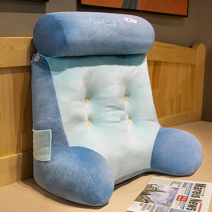 Ergonomic back support pillow with pockets Stornfield