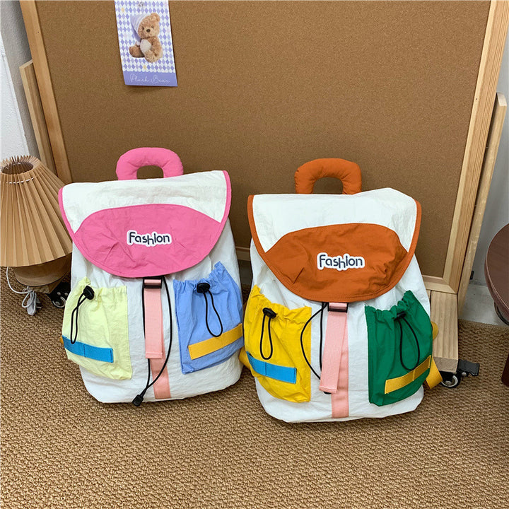 Colorful Multi-Pocket Casual Backpack Stornfield