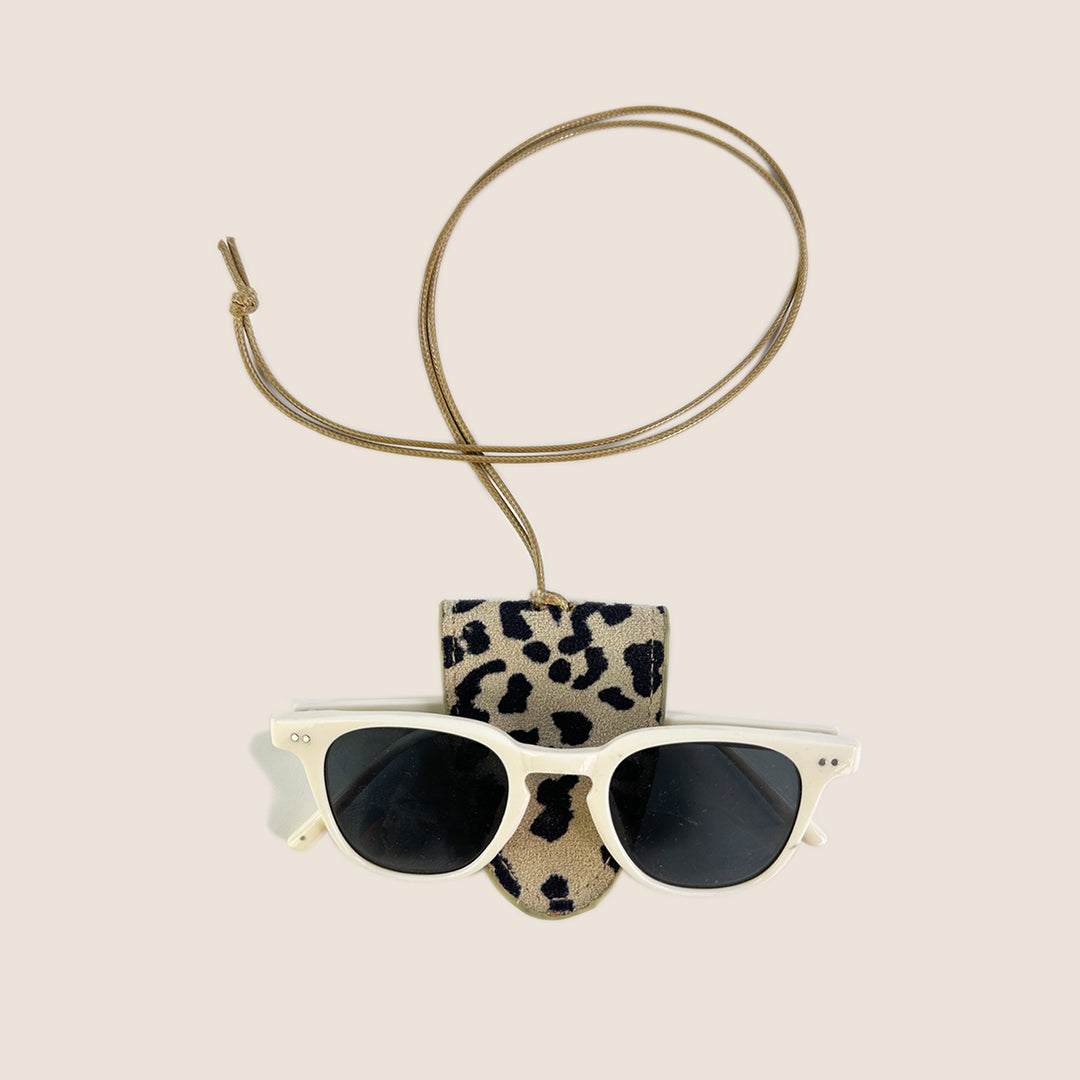 WoStylish Leopard Print Eyewear Pouch Stornfield