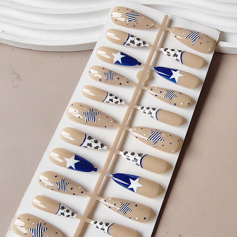Artificial nails in creative star design Stornfield