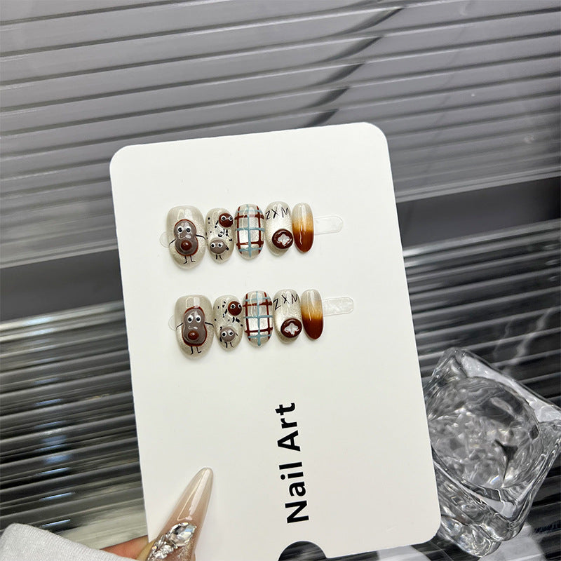 Playful Character Press-On Nails