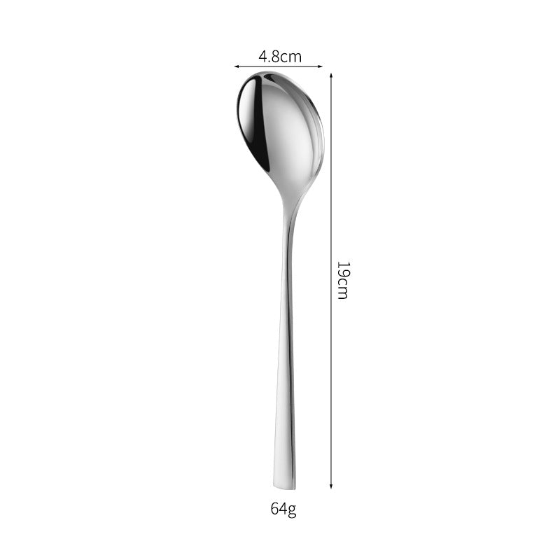 Elegant dessert knife with curved handle Stornfield