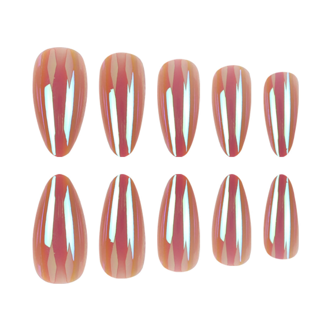 Metallic Stiletto Nail Extensions Stornfield