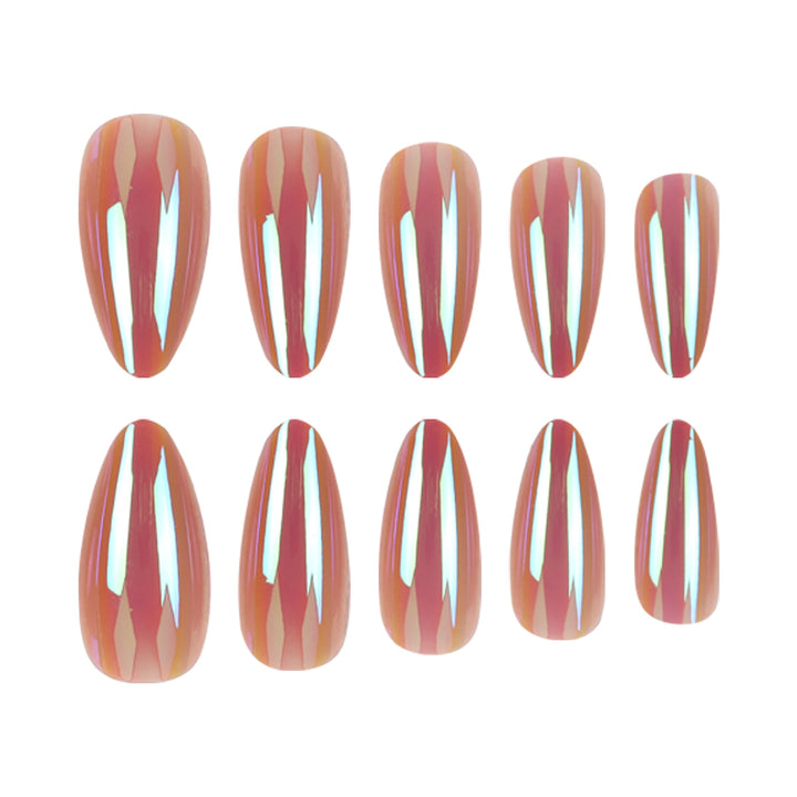 Metallic Stiletto Nail Extensions Stornfield