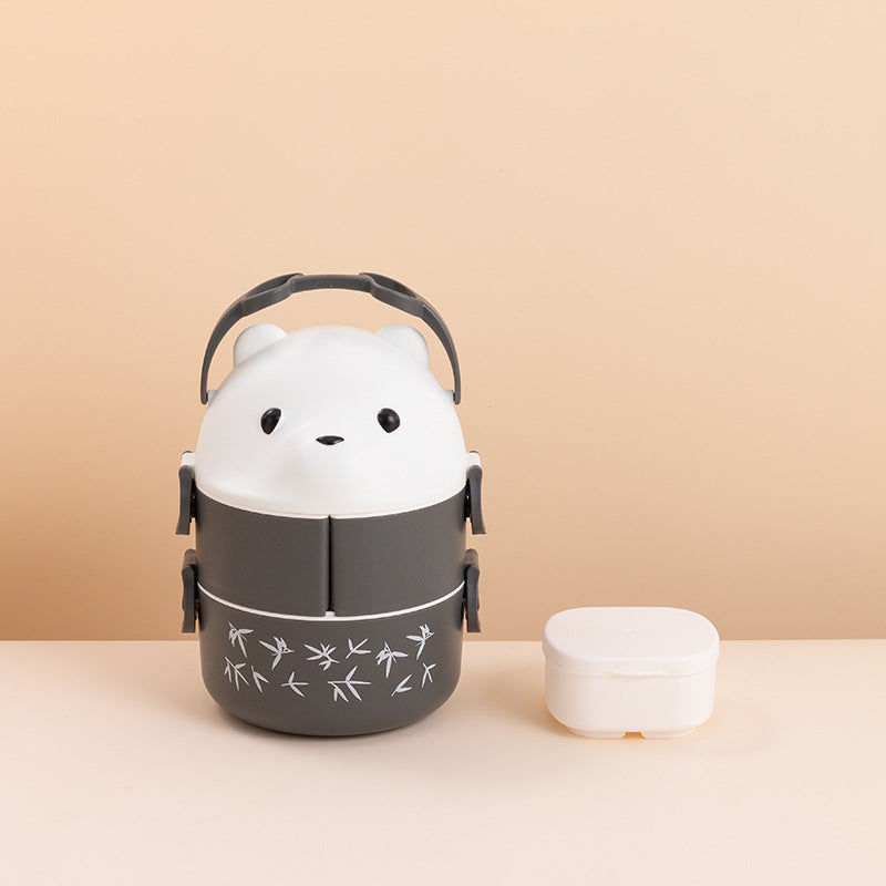 Cute Panda-Themed Food Storage Container