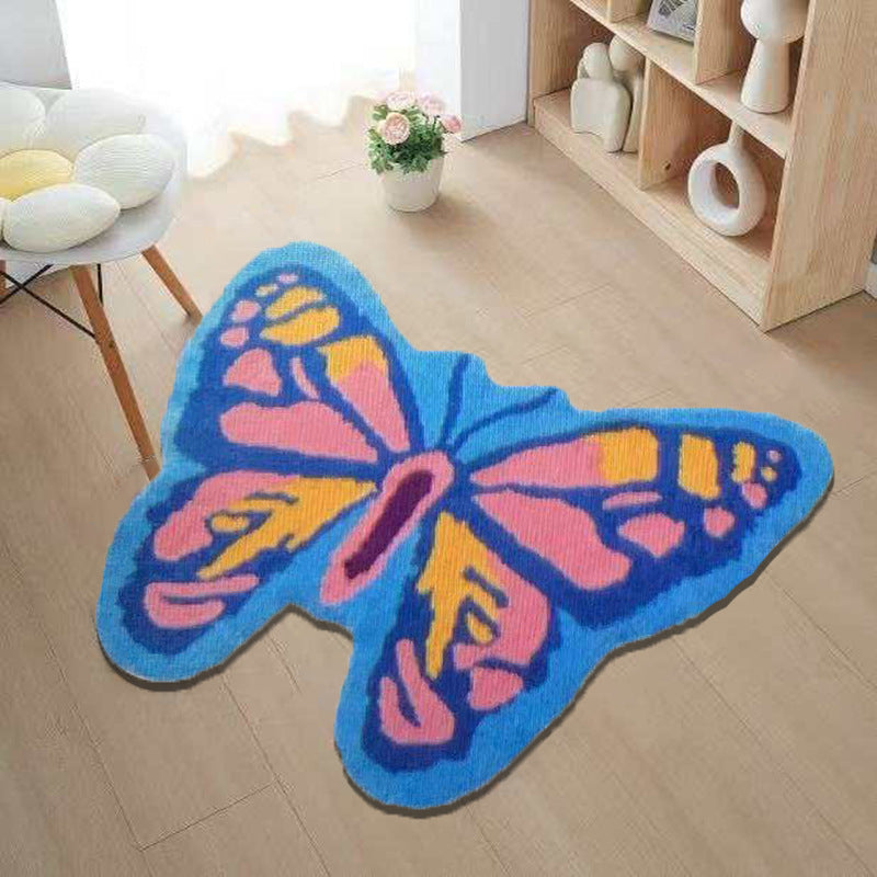 Butterfly-Shaped Area Rug