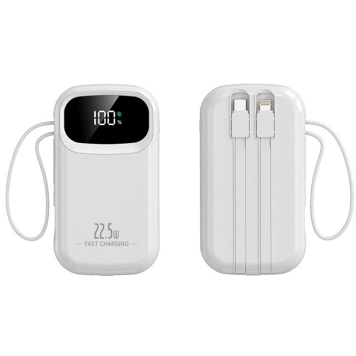 Portable power bank with fast charging connection and LCD display Stornfield