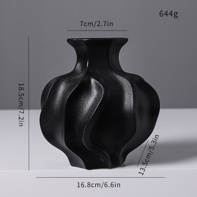 Textured Contemporary Ceramic Vase