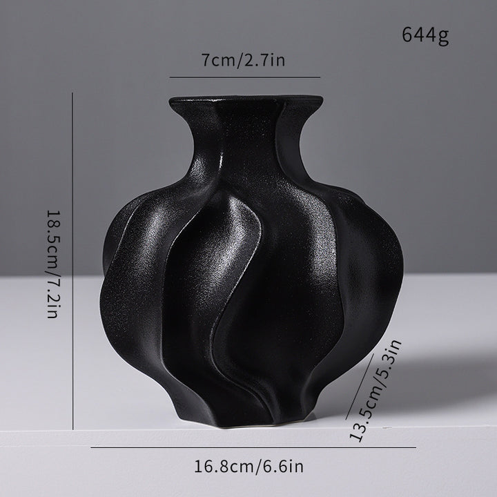 Textured Contemporary Ceramic Vase