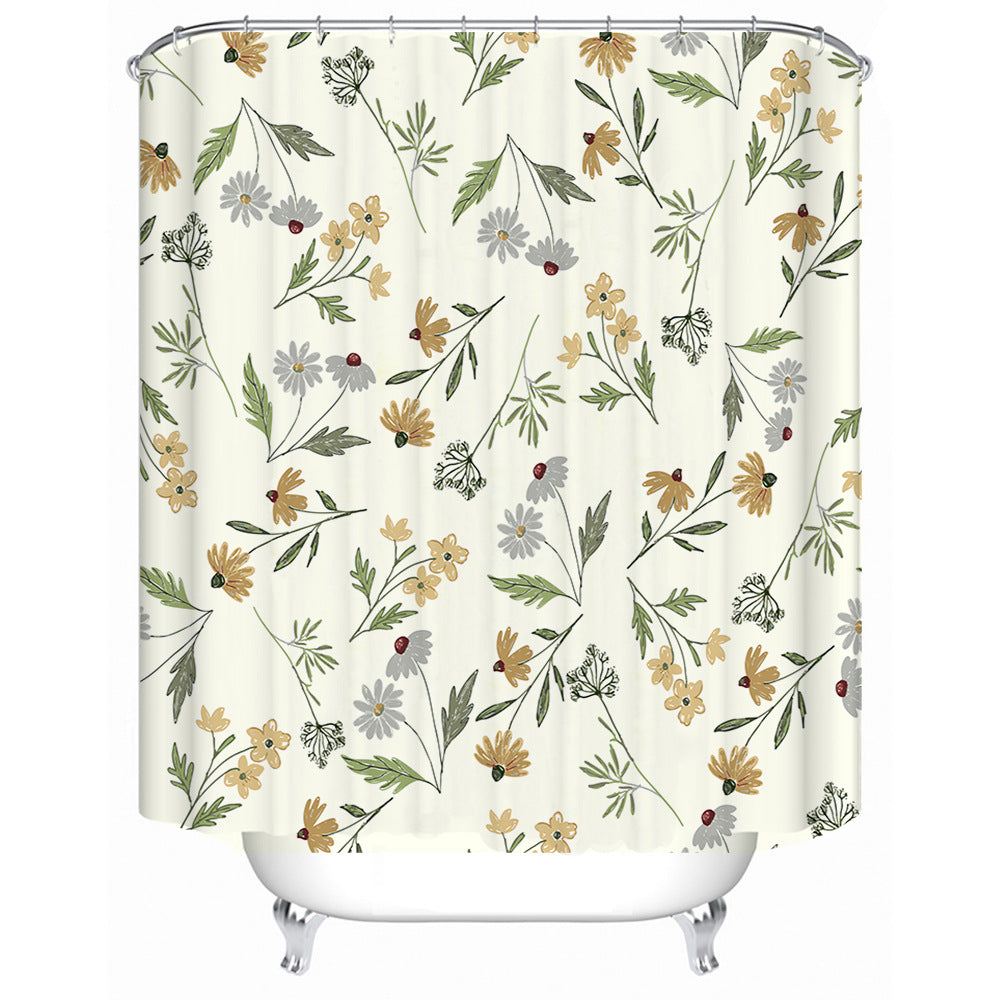 Floral Patterned Shower Curtain Stornfield 1784860161