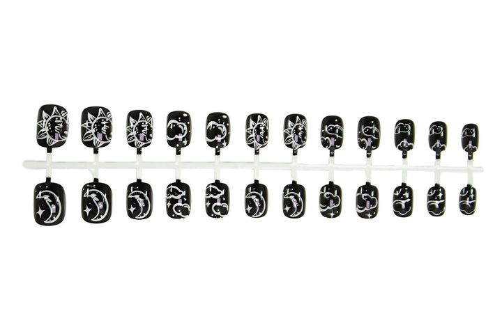 Acrylic nail set with mystical animal designs Stornfield