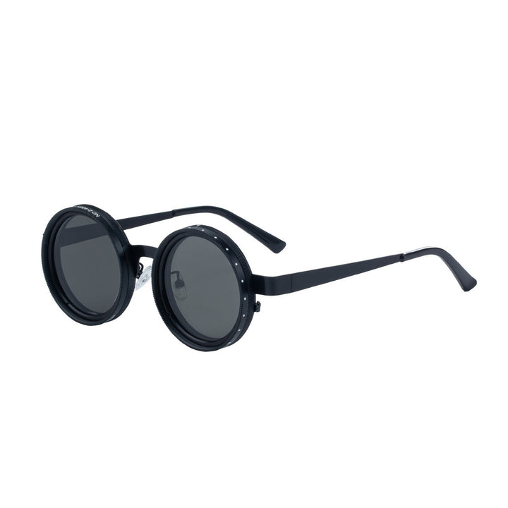 Ladies Round Retro Sunglasses with Distinctive Metal Frame Stornfield