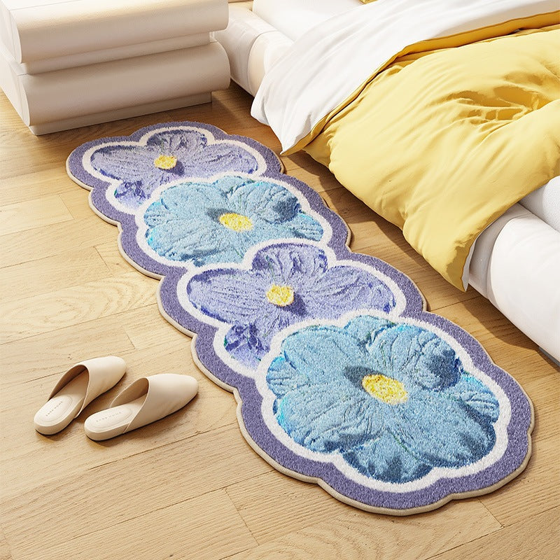 Floral Design Kitchen Runner Mat
