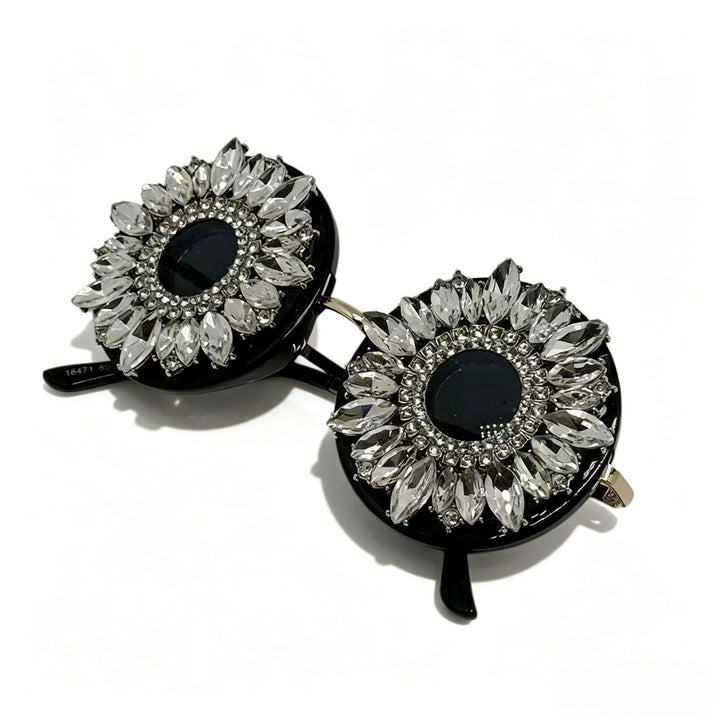 Ladies Glamorous Sunglasses with Floral Crystal Frame Stornfield