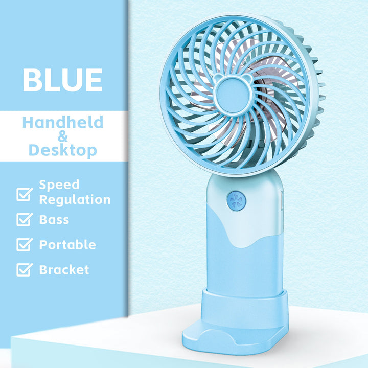 Ladies Portable Handheld Fan with Height Adjustable Stand Stornfield