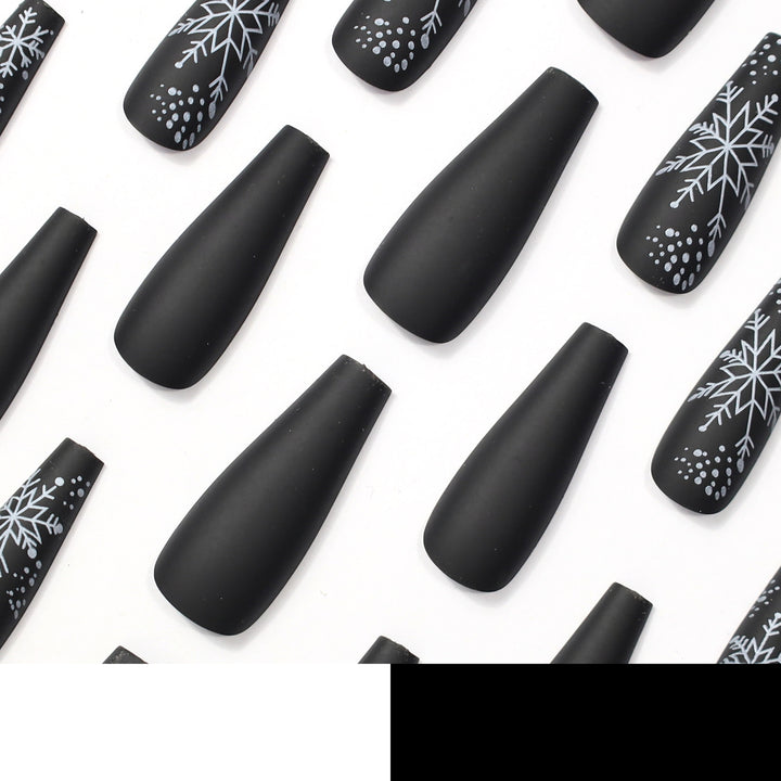 Artistic Winter-Themed Nail Art Design Stornfield
