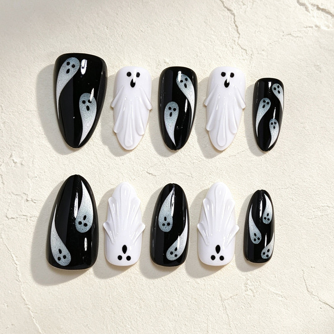 Halloween Ghost Nail Art Stornfield