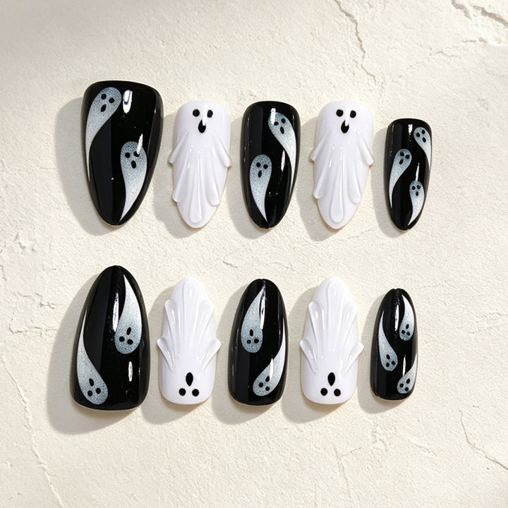 Halloween Ghost Nail Art Stornfield