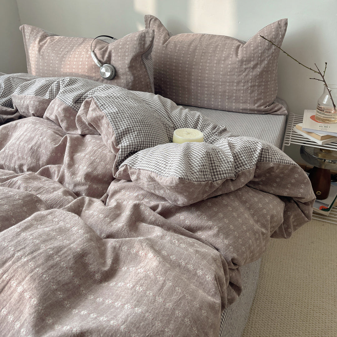 Textured Linen Duvet Cover Set