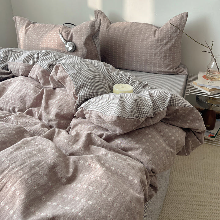 Textured Linen Duvet Cover Set