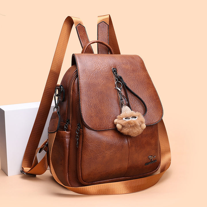 Stylish Multi-Function Leather Backpack Stornfield