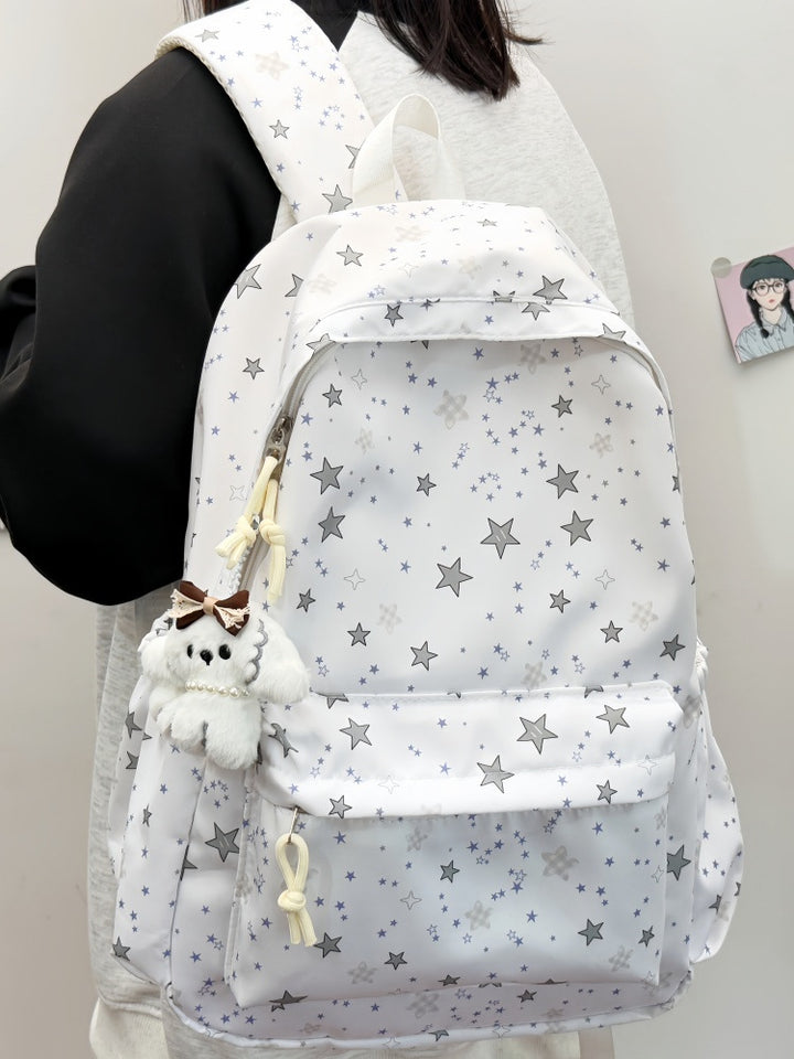 Star Print Casual Backpack Stornfield