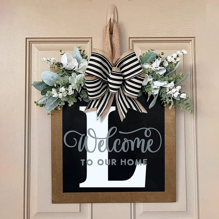 Customizable Welcome Door Sign