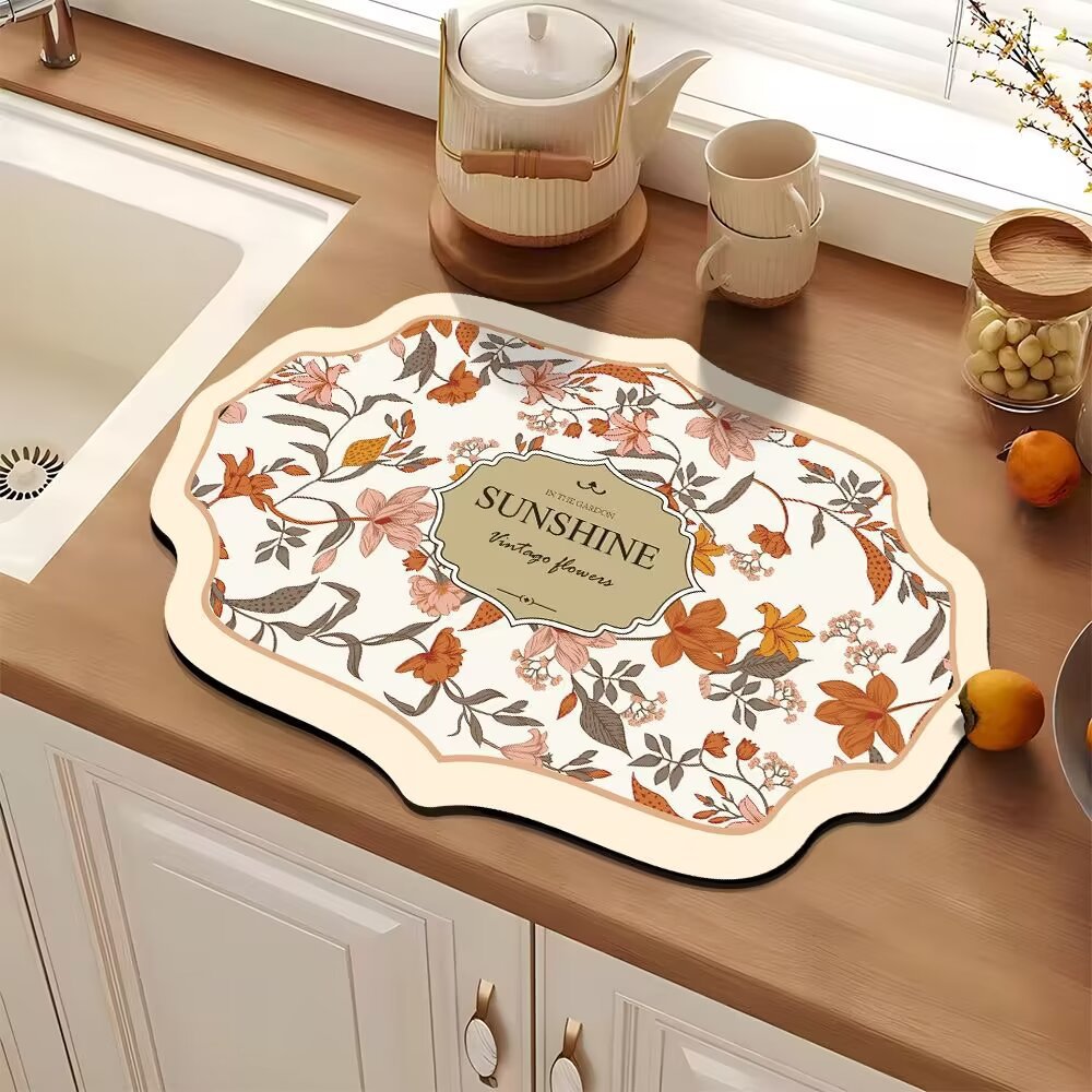 Elegant Decorative Kitchen Mat Stornfield