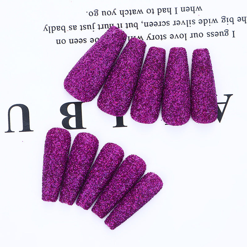 High-quality artificial nails with glitter effects Stornfield