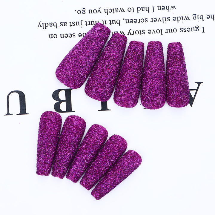 High-quality artificial nails with glitter effects Stornfield
