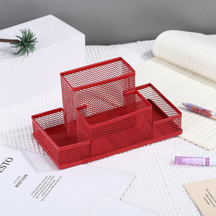 Multi-Compartment Wire Mesh Organizer Stornfield
