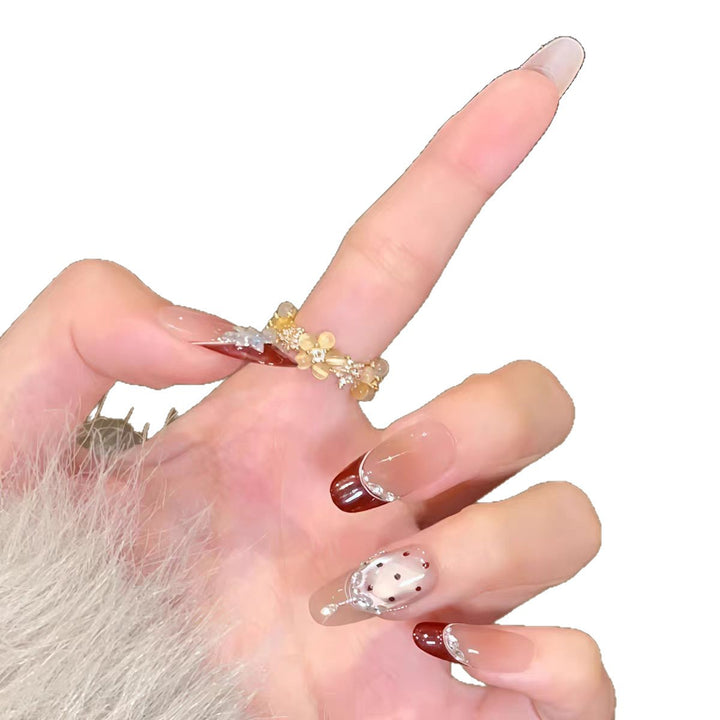 Artificial nails with elegant ombre look Stornfield