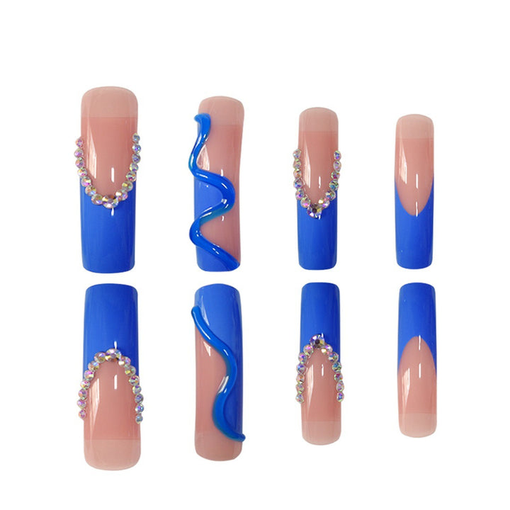 Glamorous 3D Long Stiletto Press-On Nails Stornfield