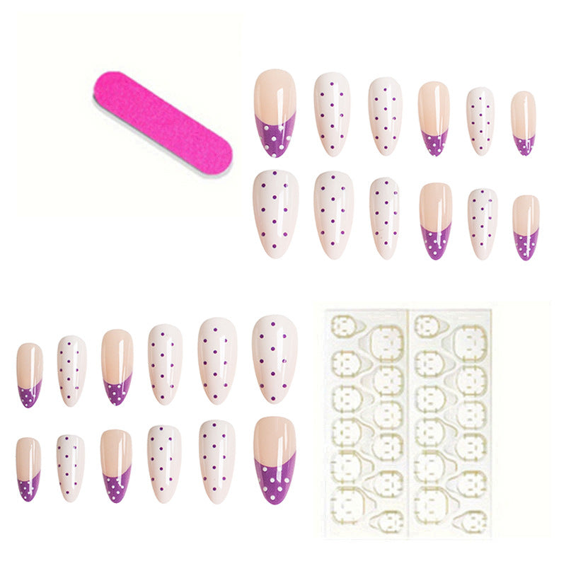 Polka Dot Press-On Nail Art