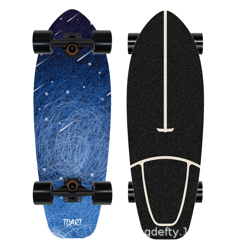 Artistic Lion Design Skateboard Stornfield