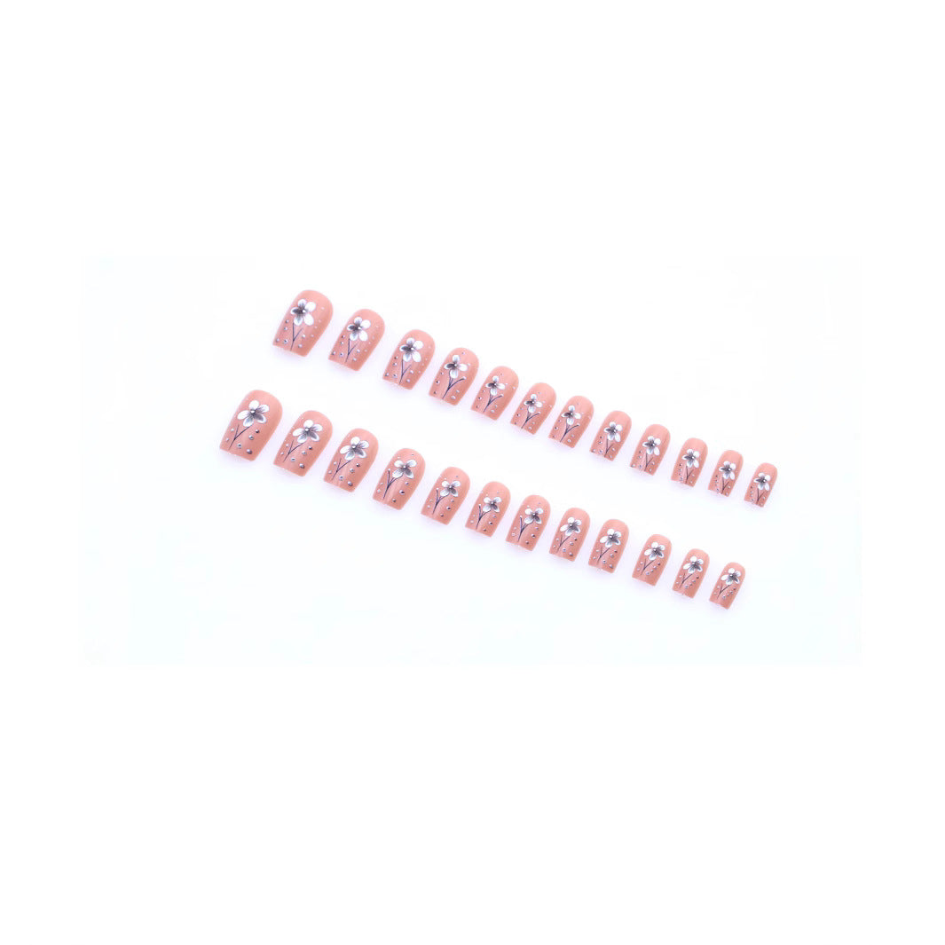 Floral Embellished Nail Art Stornfield