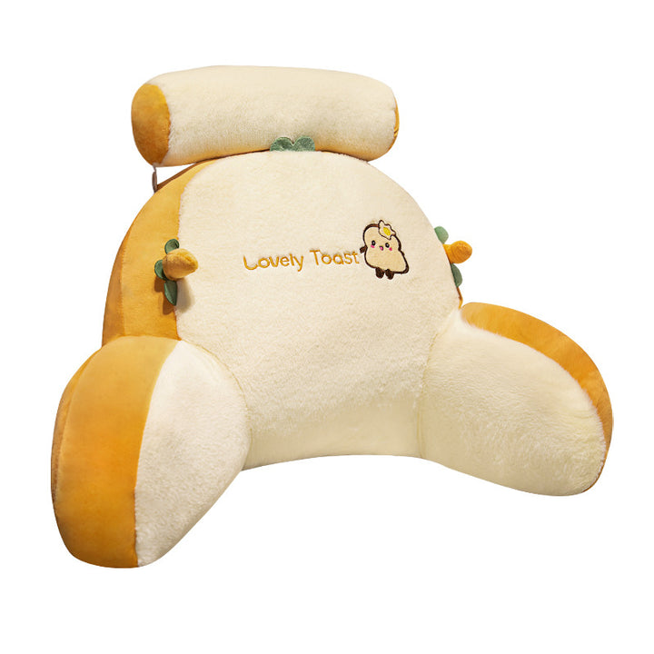 Plush back support cushion in dolphin design Stornfield