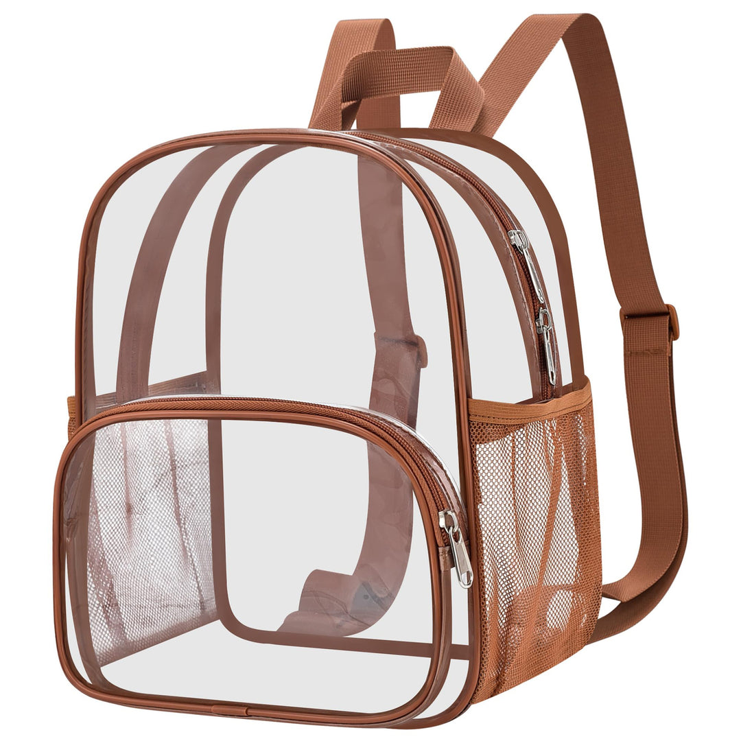 Unisex transparent everyday backpack with reinforced bottom and breathable straps Stornfield