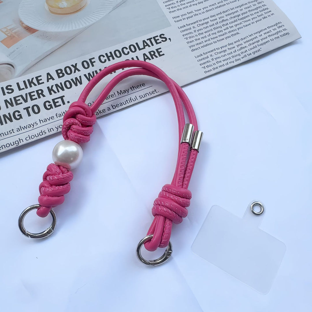 Elegant Knotted Leather Keychain Holder Stornfield
