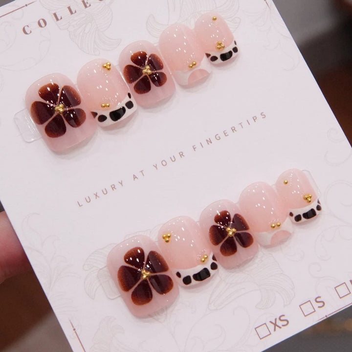 Luxury Decorative Press-On Nail Set