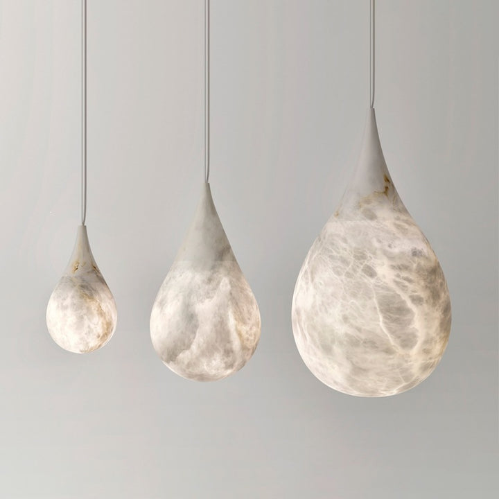 Elegant Marble Drop Pendant Light