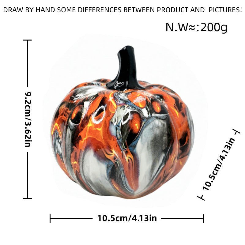 Artistic Halloween Pumpkin Figurine Stornfield