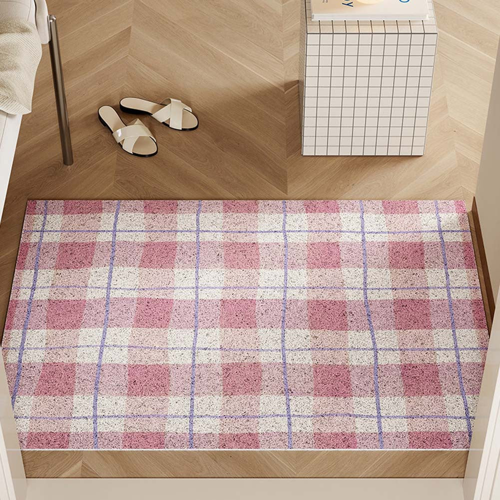 Non-Slip Checkered Bath Mat