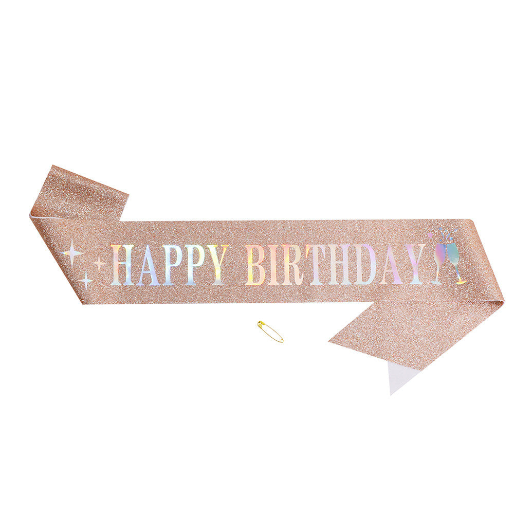 Women Funkenkrone with "Happy Birthday" lettering Stornfield