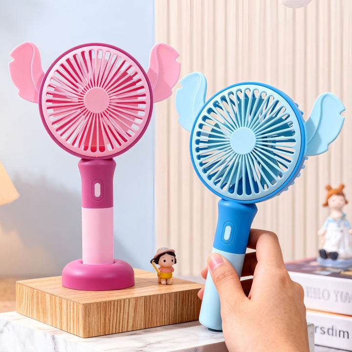 Ladies Hand Fan with Playful Design Stornfield