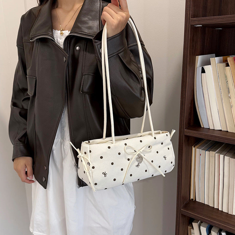 Playful Polka Dot Crossbody Bag