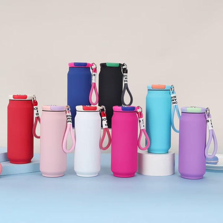 Women insulated water bottle with practical carry handle Stornfield