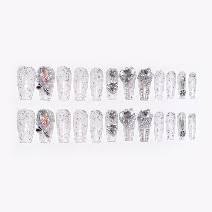 Decorative Crystal Embellished Nail Tips Stornfield