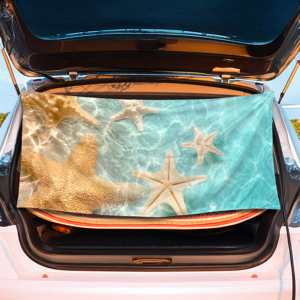 Luggage protection cover with maritime shell design Stornfield